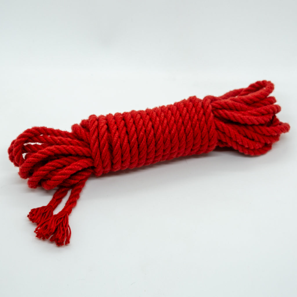 Ruby Ropes Knot Posh Shibari Bondage Rope - Ruby Red