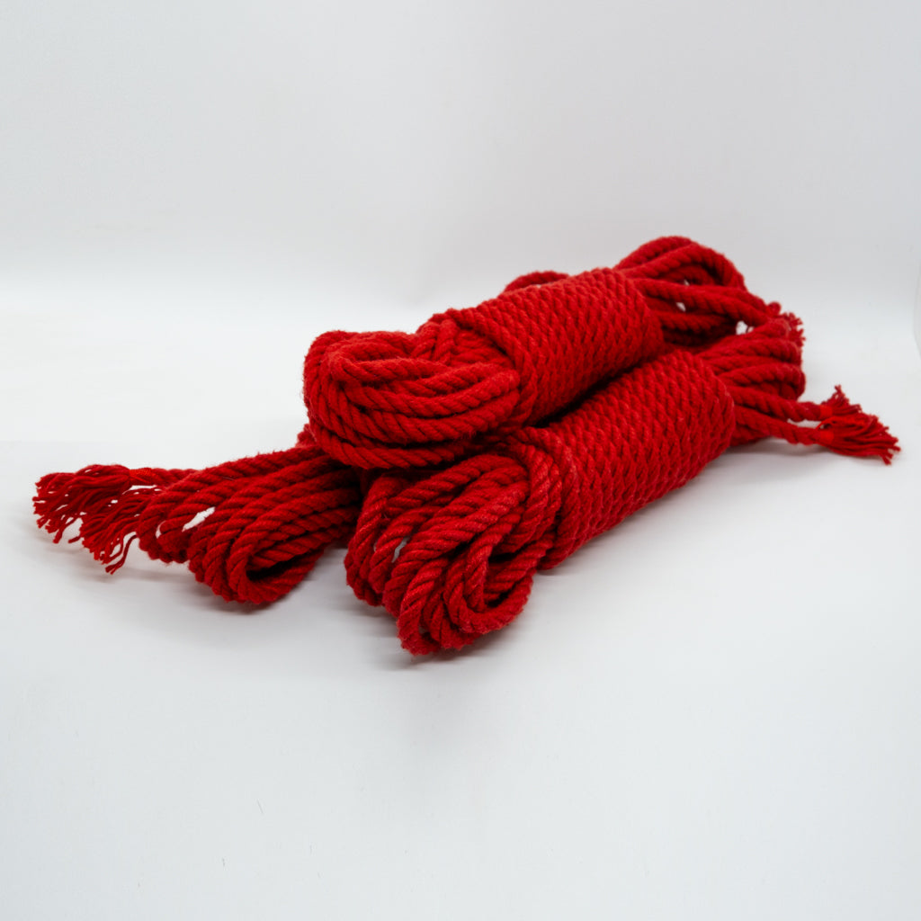 Dada Ropes Knot Posh Shibari Bondage Rope - Ruby Red